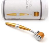 Sloane Professional Gold Plated 192 Needles Titanium Alloy Derma Roller, Gold, 0.5mm