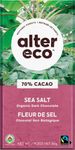 Alter Eco Fair Trade Dark Sea Salt Chocolate, 80g