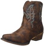 ROPER Women's Western Boot, Cognac Faux Leather, 5.5 UK