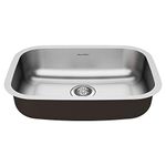 American Standard 18SB6231800S.075 Portsmouth 23" x 18" ADA Single Bowl Stainless Steel Kitchen Sink, 23 x 18 inch