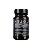 KIKI Health Krill Oil Capsules High Strength 590mg - Naturally Rich in Long-Chain Fatty Acids EPA & DHA, Support Heart, Brain, Liver, & Vision - Omega 3 Fish Oil Alternative, Gluten Free - 30 Capsules