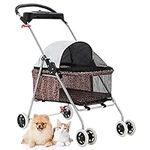 BestPet Pet Stroller 4 Wheels Posh 