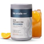 hk vitals Skin Radiance Pro Marine Collagen Supplement Powder (Orange, 300g) | Collagen Peptides with Glutathione, Biotin, Vitamin C, E