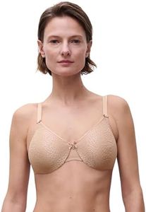 Chantelle Women's, C MAGNIFIQUE, Covering Molded Bra, Women's invisible lingerie, Nude, 32D