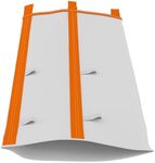 BERPET Construction Chute Heavy Duty Trash chute10 ft, Extra Thick Material Heavy Duty Construction Chute Section with Nylon Strap Loops, Multi Connect Chute for Construction Trash Removal