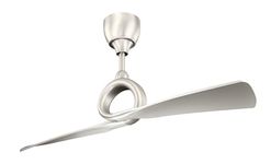 Kichler Lighting 300168NI Link 54-Inch High Efficiency DC Ceiling Fan, Brushed Nickel Finish with Silver ABS Blades