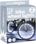 Brightz WheelBrightz 2-Pack Bike Wheel Lights, White - LED Bike Lights for Tires - Bike Lighting Parts & Accessories - Outdoor Summer Fun for Boys and Girls