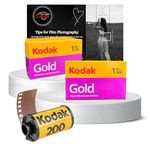 35mm Film Bundle includes Kodak Gold 200 36 EXP x2 Boxes and Clikoze Camera Film Photography Tips Card