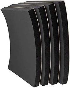 Foam Padding Sheet 2cm Thick with Adhesive Backing Neoprene Insulation Foam High Density Stick Firmly for Furniture Cars Speakers 10CM × 10CM(4 Pcs)