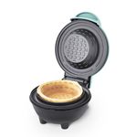 DASH Mini Waffle Bowl Maker for Breakfast, Burrito Bowls, Ice Cream and Other Sweet Desserts, Recipe Guide Included - Aqua