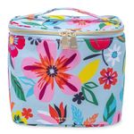 kate spade new york Insulated Lunch Tote, Small Lunch Cooler, Cute Lunch Bag for Women, Thermal Bag with Double Zipper Close and Carrying Handle, Safari Floral