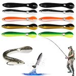 Soft Bionic Fishing Lure, 5/10/15Pc Soft Loach Fishing Lures,Fishing Stuff Simulation Loach Soft Bait,Fishing Lures Bionic Swimming Lure,Slow Sinking Bionic Swimming Lures (10PCS)