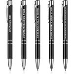 5 Pcs Funny Pen Set for Colleagues Retractable Ballpoint Pens Black Ink Novelty Pens Office Chrismes Stationery Gifts Goodbye Gifts for Colleagues Work Leaving Gift for Teachers Adults(Black)