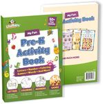 Channie's Pre-K Activity Book, Preschool Workbook with Fun Educational Learning Activities for Kids, Ages 3-5, 50+ Games, Colors, Letter-Tracing, Counting, Mazes, and More!