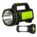 NIANPU Ultra-Bright LED Rechargeable Torch – 1000LM Handheld Flashlight 1200mAh, 2 Modes, Compact & Waterproof (IPX5) – Perfect for Camping, Outdoor Activities & Emergency Use