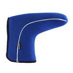 Andux Mesh Putter Cover Golf Blade Putter Head Covers MT/TG15 Blue