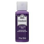 FolkArt 1637 Outdoor Acrylic Paint, 2 oz, Violet Pansy