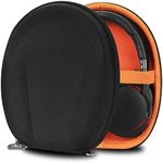 Geekria Shield Headphones Case Compatible with Sony WH-XB700, WH-CH520, WH-CH500, XB950BT, XB950N1 Case, Replacement Extra Hard Shell Travel Carrying Bag with Cable Storage (Black)