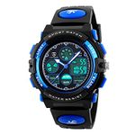 Watch Kid's Watches Boys Analog Digital Quartz Sport Electronic Military Dual Time Waterproof LED Back Light 164Ft 50M Water Resistant Calendar Alarm Stopwatch Multifunction