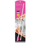 Spatty Daddy Makeup Spatula Set (6 and 12 Inch Pink) Shark Tank Mom Made to Scrape Last Drop of Beauty Products, Foundation, Good Gifts for Women, Teen, Grandma, Mom Stocking Stuffers Under 10 Dollars