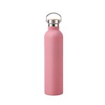 Zoomers Stainless Steel Flask, 1 L, Thermal Drinking Bottle, 1 Litre, Insulated Drinking Bottle 8 H/12 Hours, BPA-Free Metal Drinking Bottle 1 L for Gym, Camping, Trekking, Pink