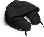 HoodiePillow? Brand (Inflatable) Travel Pillow - Black