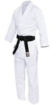 Fuji Judo Uniform - Single Weave Judo Gi with White Belt (White, 00)