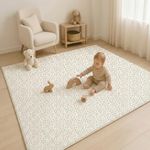 Bubba Bear Baby Play Mat, Floor Foam Playmats for Babies, Foldable Matt Gyms Playmat for Kids & Infants, Large Padded Waterproof Mats for Crawling & Playing, Soft Folding (Green Spots, 200 x 150 cm)