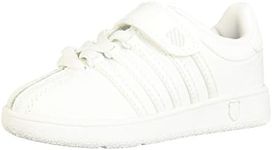K-Swiss Kid's Classic VN VLC Sneaker, White/White, 11.5 M Little Kid