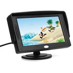 BW 4.3" TFT LCD Color Monitor 16: 9 for Car Reversing Parking Rearview Camera GPS