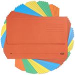 Elba Foolscap Document Wallets, Ass