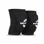 Nivia Reversible Volleyball Knee Pad, Knee cap Compression Support for Gym Running,Cycling Sports, Jogging Workout Pain Relief (Black) Size - Large