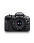 Canon EOS R100 - Compact Mirrorless Digital Camera - 24.1 MP, 4K Resolution - Dual Pixel CMOS AF, DIGIC 8 Processor - 6.5 FPS Continuous Shooting - Face & Eye Detection, Bluetooth, Wi-Fi, GPS