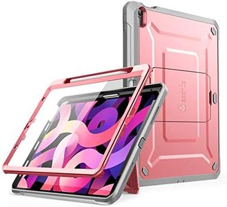 SUPCASE Unicorn Beetle Pro Series Case Designed for iPad Air 4 (2020) 10.9 Inch, with Pencil Holder & Built-in Screen Protector Full-Body Rugged Heavy Duty Case (Rosegold)