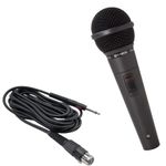 CAROL GS-56 Cardioid Dynamic Microphone Vocal for Presentation & Home Studio, Shock Absorber Effect, Reducing Vibration Noise, Extremely Wide Sound Range with 14.8ft XLR to 1/4"(6.35mm) Cable