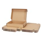 PHAREGE 11x8x2 inch Shipping Boxes 25 Pack, Brown Cardboard Shirt Gift Boxes with Lids for Wrapping Giving Women Men Presents, Corrugated Mailer Boxes for Packaging Mailing Small Business