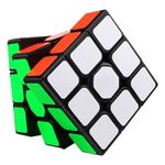 Cubelelo Drift 3x3 Magic Speed Cube (Black) | High-Performance Puzzle for Kids & Adults | Fast & Smooth Turning | Ideal Brainstorming Toy for All Skill Levels | Multicolor Durable & Vibrant Stickers