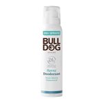 BULLDOG - Skincare for Men | Fresh Mint & Cedarwood Spray Deodorant | Men's Natural Deodorant | 125ml