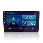 CAMFIRE Ts7 9 Inch Android Touch Screen Car Stereo HD Display 2GB /32 GB Latest Android Bluetooth WiFi Support Front & Rear DVR/Camera Kit with Recording Feature Car Play Android auto with Mic