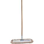 Genuine Joe GJO54101 Lightweight Dust Mop with Handle, 24" Width