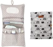 HAMUR Baby Diaper Bag Organizer – Travel-Friendly, Compact & Foldable | Stroller Pouch for Newborn Essentials – Must-Have for Boys & Girls Fox)