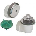 Watco Manufacturing 901-LT-PVC-CP 1.5-Inch Schedule 40 PVC Piping Innovator Lift and Turn Bath Waste Half Kit (Chrome Plated)