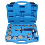 CCLIFE 16 pcs Universal Pneumatic Brake Caliper Rewind Tool Disc Air Back Piston Wind Back Spreader Kit