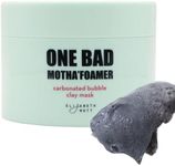 Elizabeth Mott Carbonated Bubble Clay Mask For Face - Charcoal Deep Pore Cleansing For Acne, Blackheads, Breakouts & Reducing Pores - Cruelty-Free Korean Face Mask, 3.53 oz