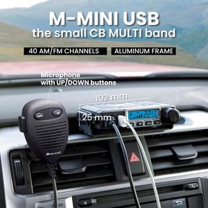 Midland M-MINI USB CB Radio – Compact Mobile Two-Way Radio