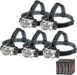 EverBrite 5-Pack LED Headlamp, 4 Li