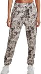 Under Armour - Womens Rival Terry Print Jogger Fleece Bottoms, Color Ghost Gray/White (592), Size: Medium