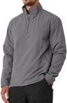 Men's Casual Quarter Zip Pullover Golf Windbreakers Athletic Lightweight Jacket Hiking Running Sweatshirt with Pockets