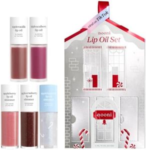 NOONI Lip Oil Set 5EA - 2026 Holiday Limited Tinted Plumping Lip Gloss