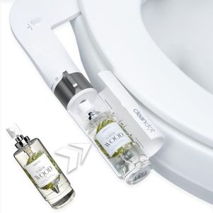 Cleandot Bidet Attachment for Toilet — Scented Bidet with Fragrance Spray Odor Eliminator, Precision Nozzle Adjustable Pressure, Non-Electric Cold Water Leak-Proof (Nordic Wood, 1)
